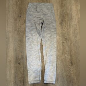 Lululemon Athletica Gray Striped Leggings